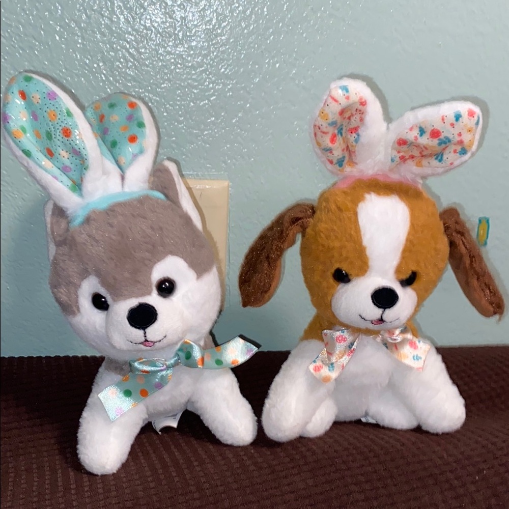 Adorable Plush Bunny-Eared Dogs